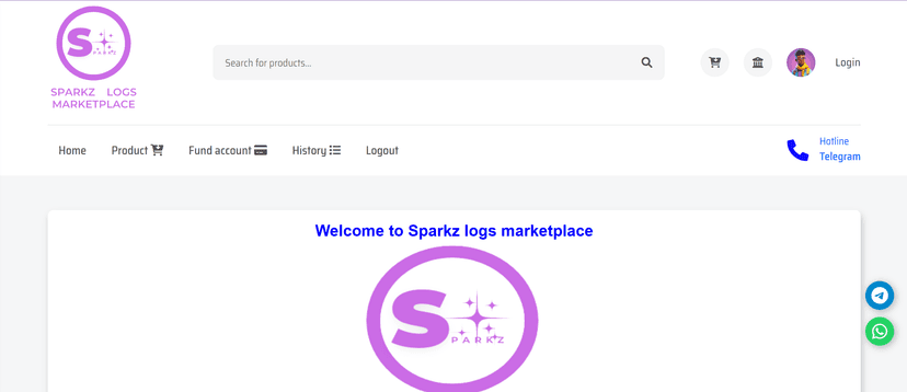 SparkLogz Marketplace